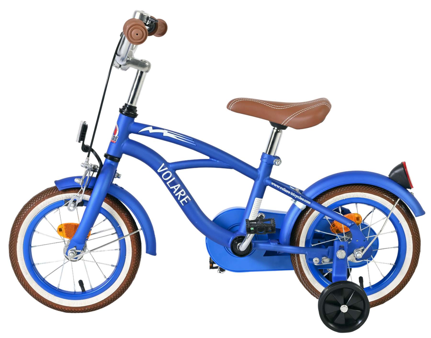 volare-blue-cruiser-12-zoll-kinderfahrrad-blau-r-cktritt image 7