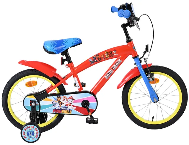 paw-patrol-16-zoll-kinderfahrrad-rot-blau-st-tzr-der-jungen image 1