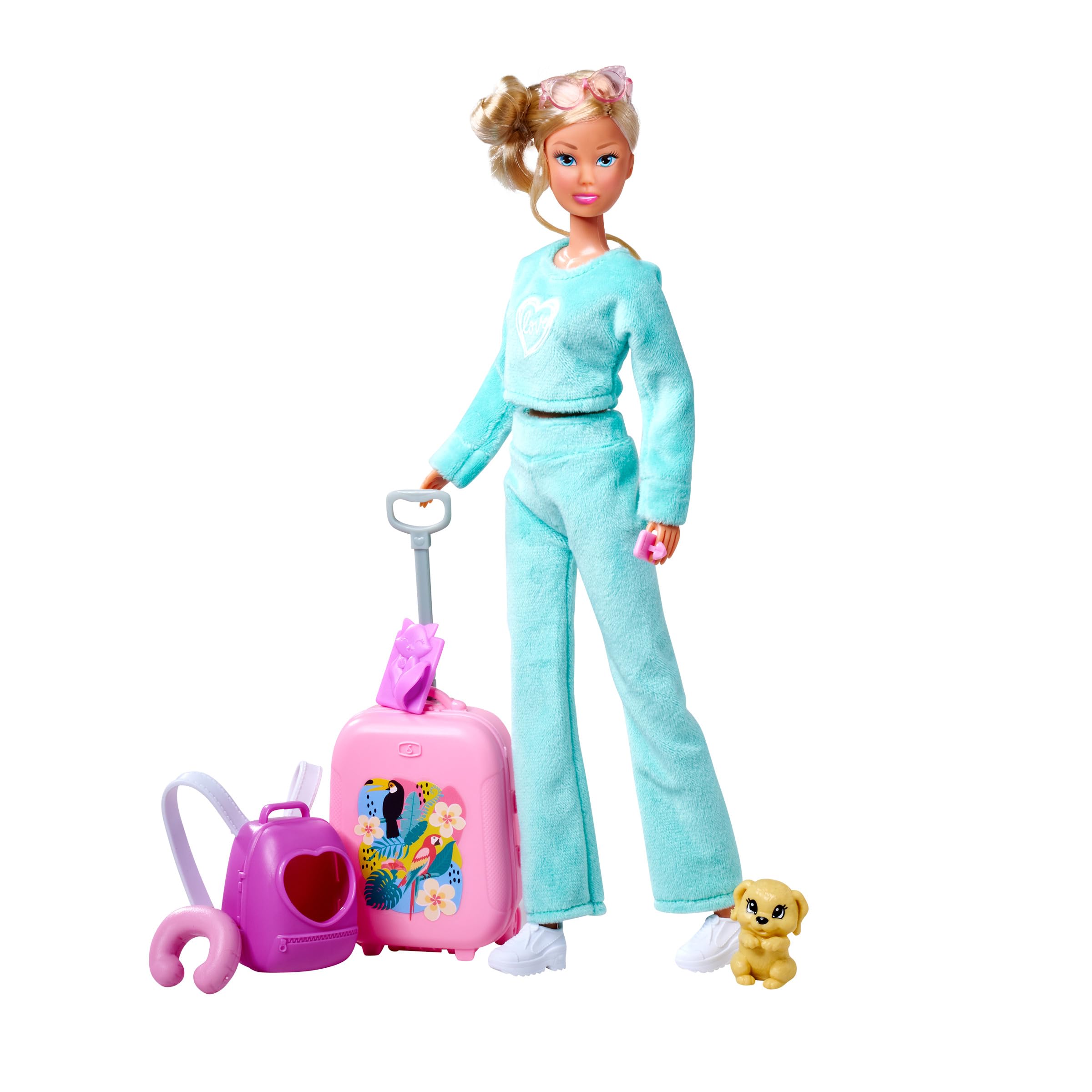 simba-steffi-love-travel-puppe-29cm-mit-koffer-7-teilig image 2