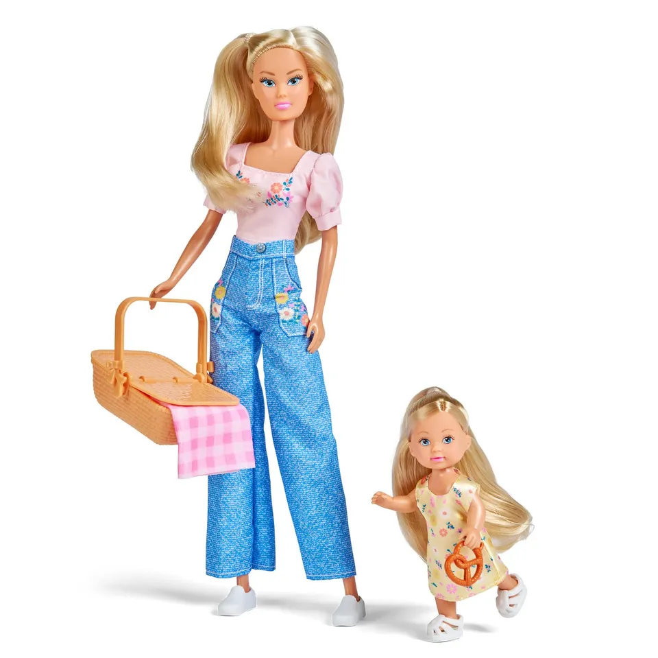 simba-steffi-love-picnic-set-steffi-29cm-und-evi-12cm image 1