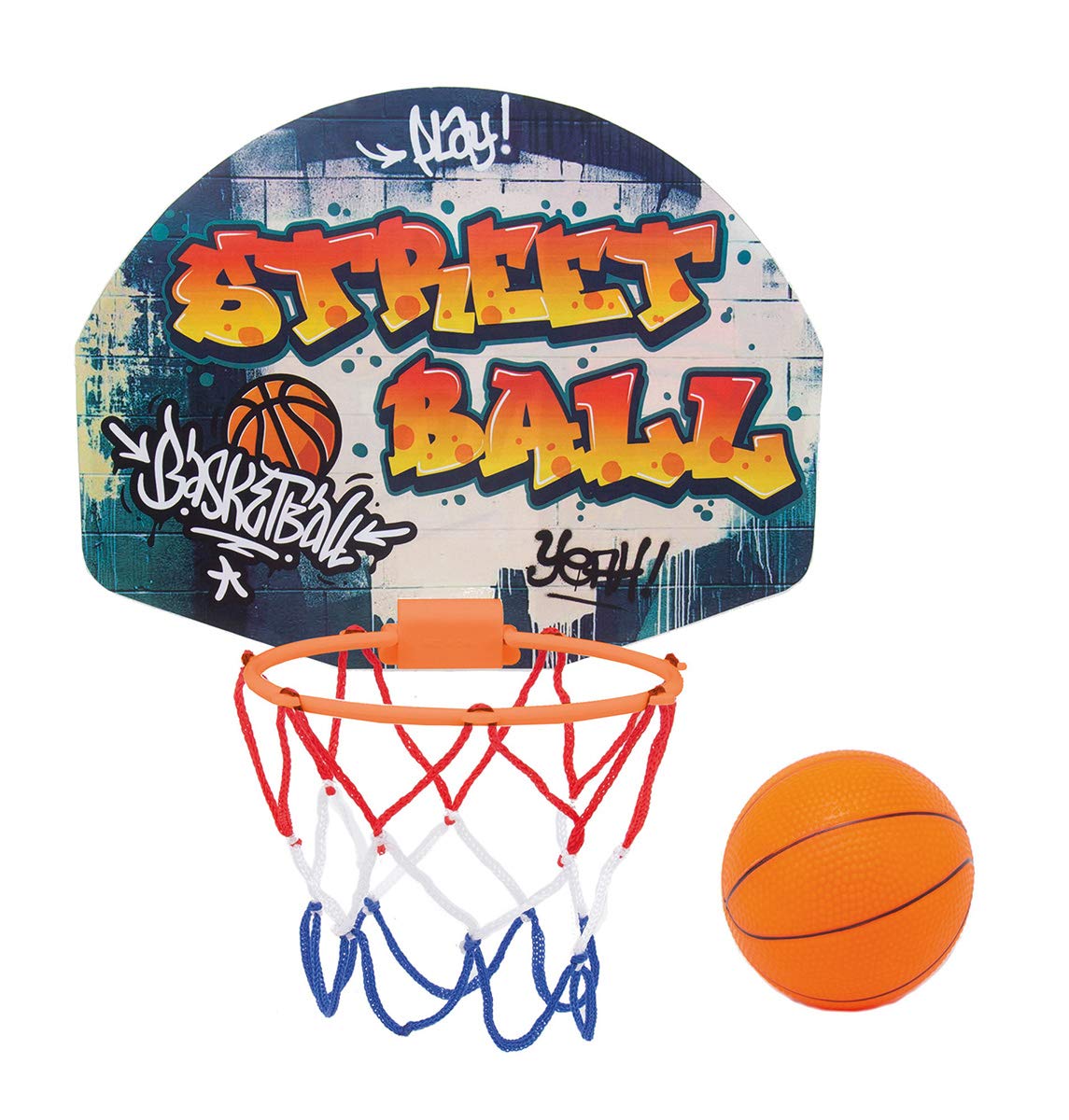 simba-bounzyball-basketball-set-korb-brett-t-r-27-5-cm image 1