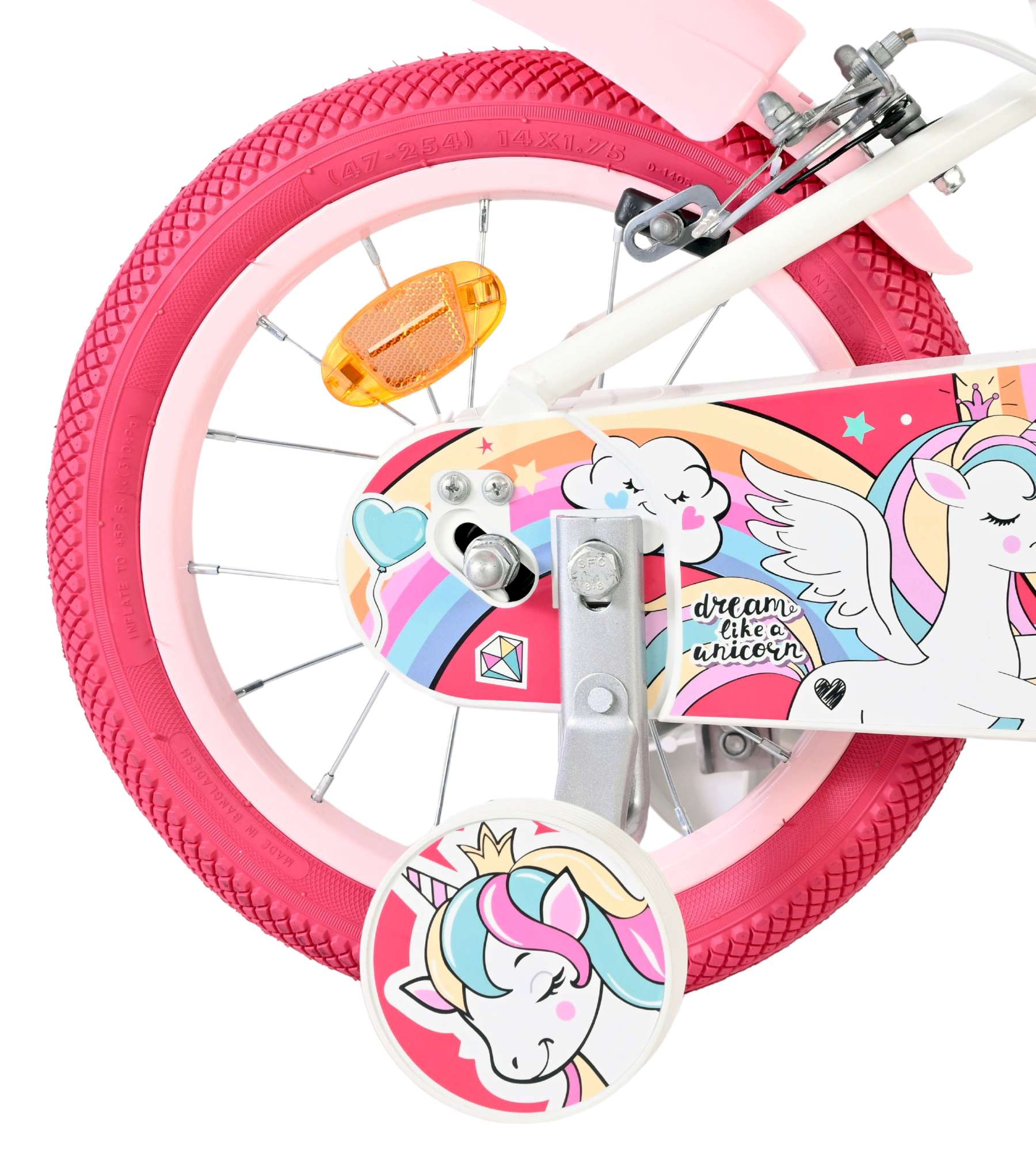 volare-unicorn-14-zoll-kinderfahrrad-wei-m-dchen-st-tzr-der image 2
