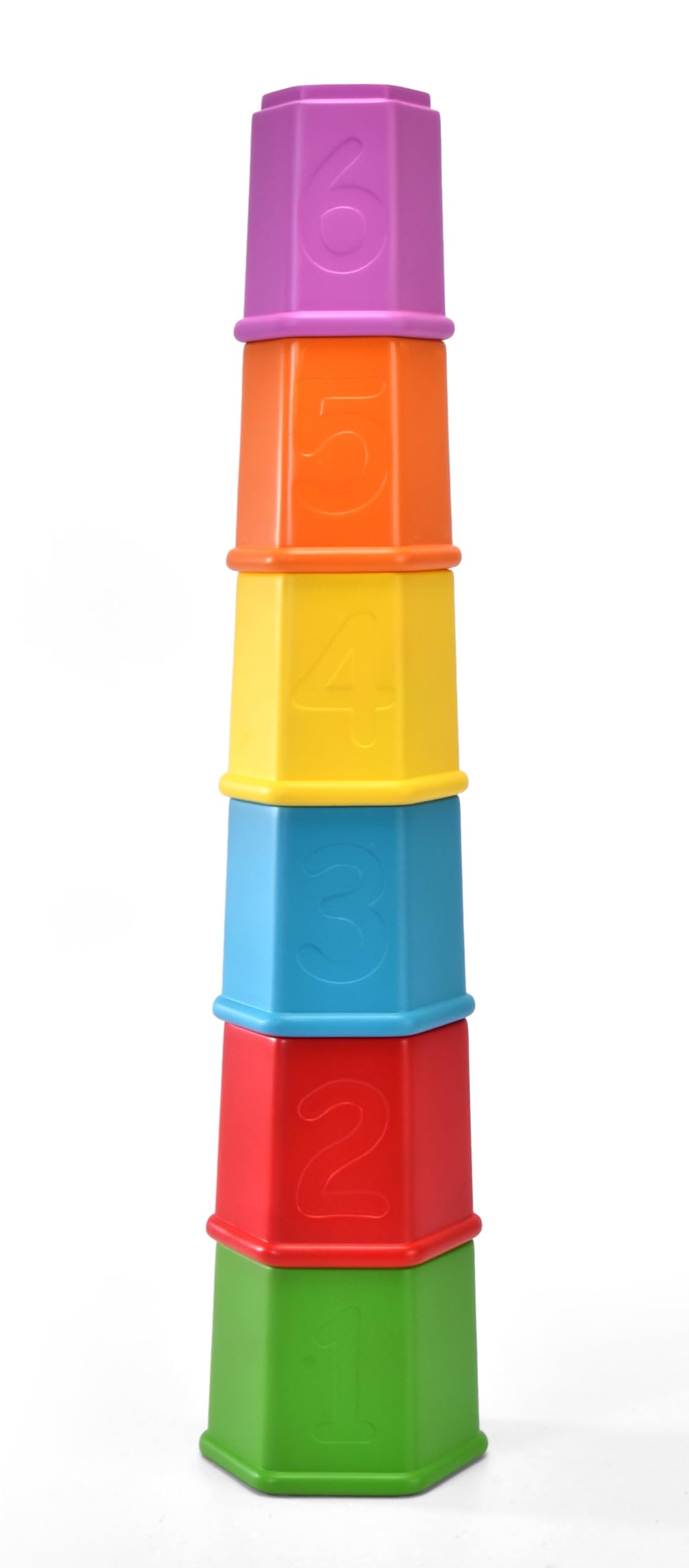 simba-abc-stapelbecher-6-teilig-hexagon-41-cm-ab-12-monaten image 2
