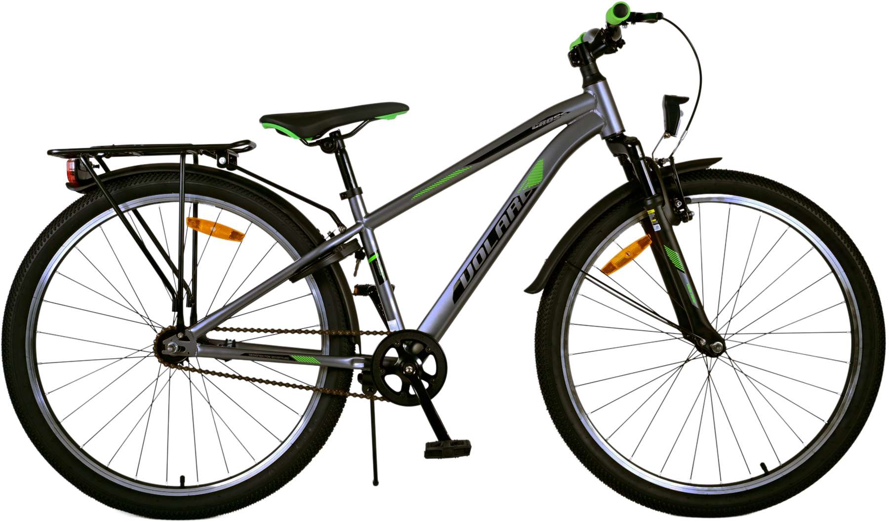 volare-cross-26-zoll-kinderfahrrad-grau-jungen-mit-schloss image 1