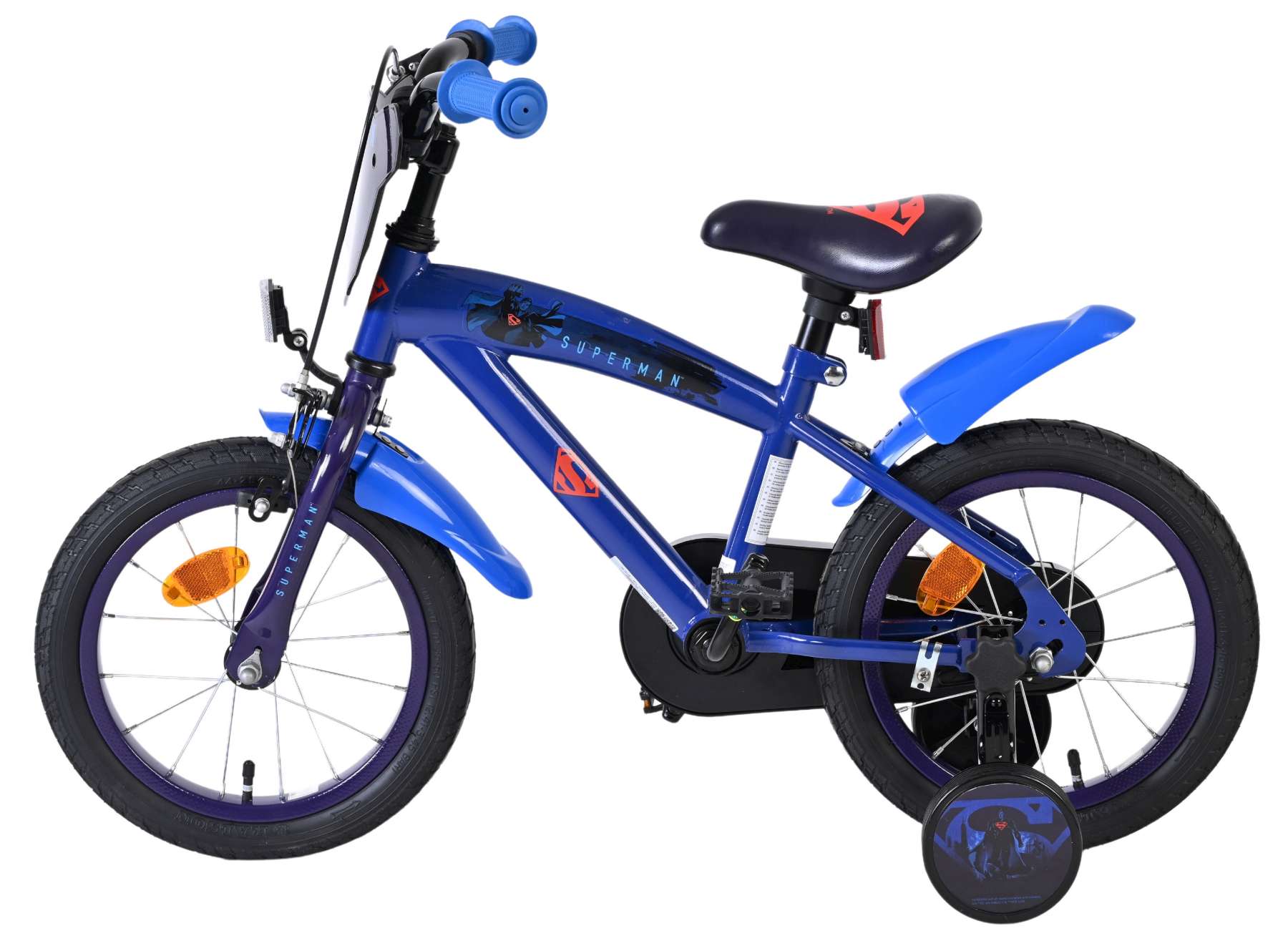volare-superman-14-zoll-kinderfahrrad-blau-jungen-st-tzr-der image 7