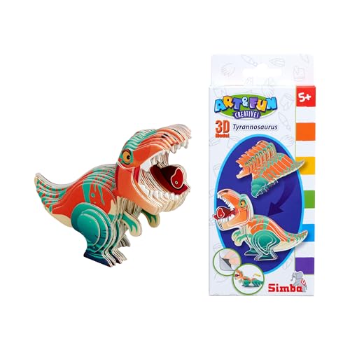 simba-art-fun-3d-modell-tyrannosaurus-bastelset-karton-30cm image 8