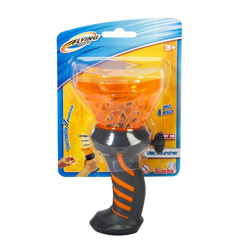 simba-flying-zone-disc-launcher-flugscheiben-set-mit-4-discs image 2