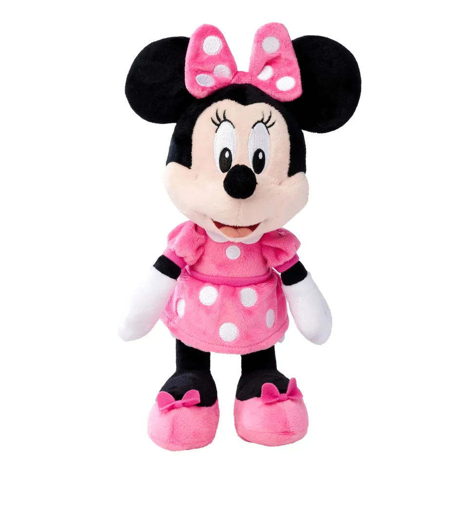 simba-disney-minnie-clubhouse-pl-schfigur-25-cm-mit-schleife image 1