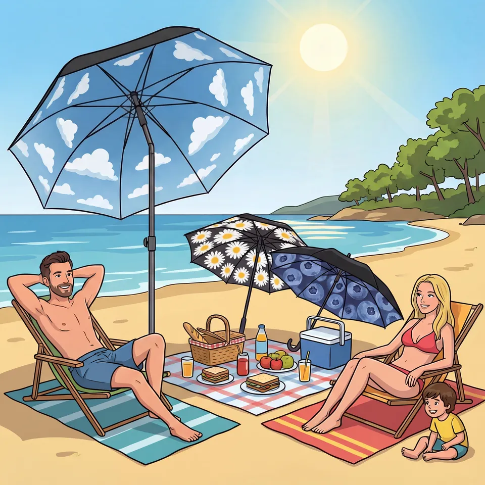 happysweeds-sunshine-mix-bundle-3-schirme-parasol-kompakt-kind image 1