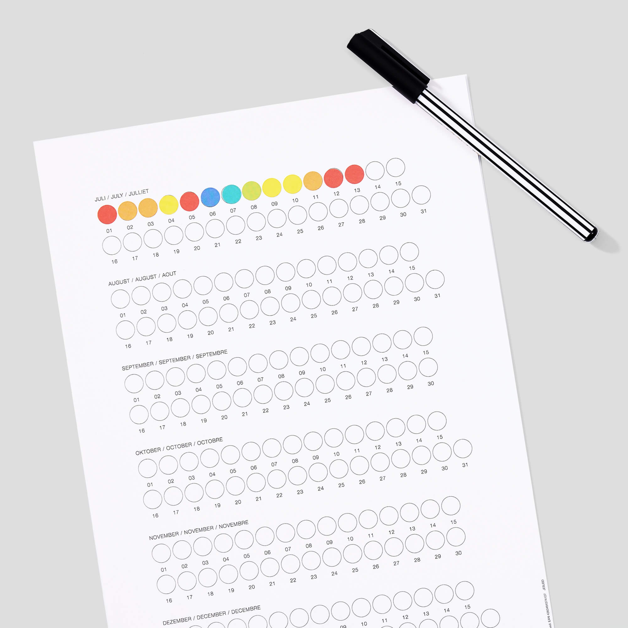 dot-on-smart-small-miniplaner-mit-klebepunkten-recyclingpapier image 2