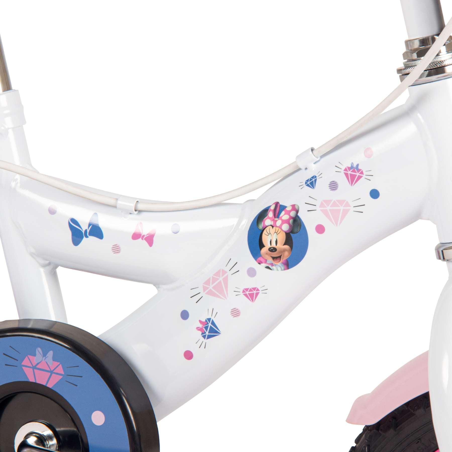 volare-disney-minnie-kinderfahrrad-12-zoll-wei-rosa image 3