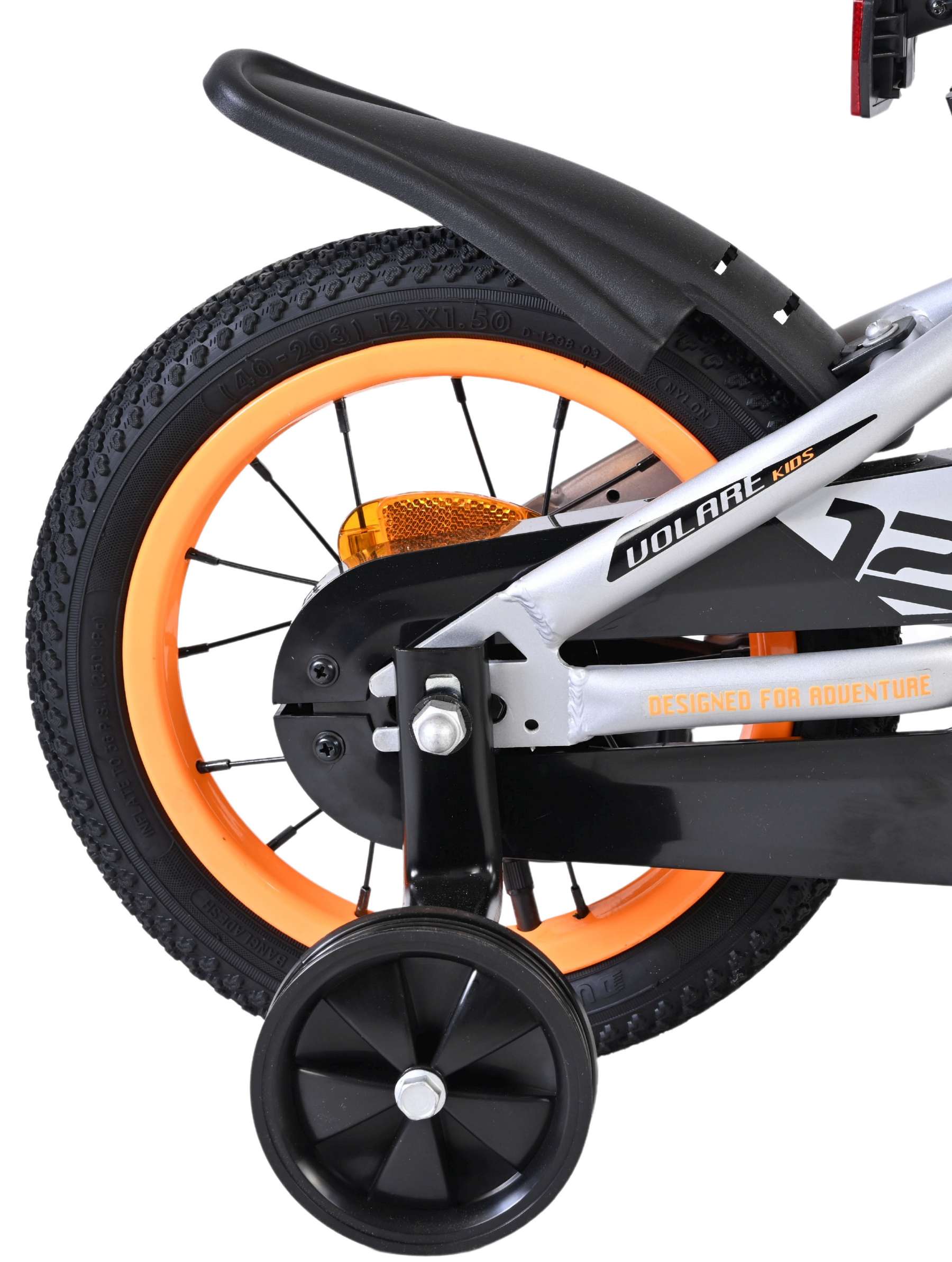 volare-rocky-12-zoll-kinderfahrrad-jungen-grau-r-cktrittbremse image 2
