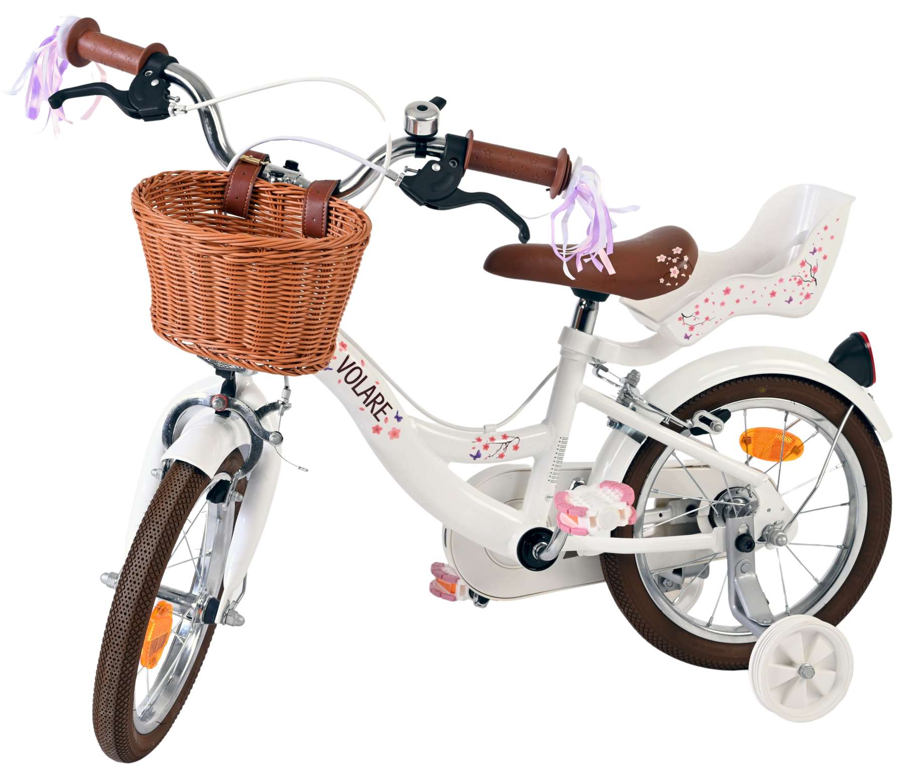 volare-blossom-14-zoll-kinderfahrrad-wei-puppensitz image 8
