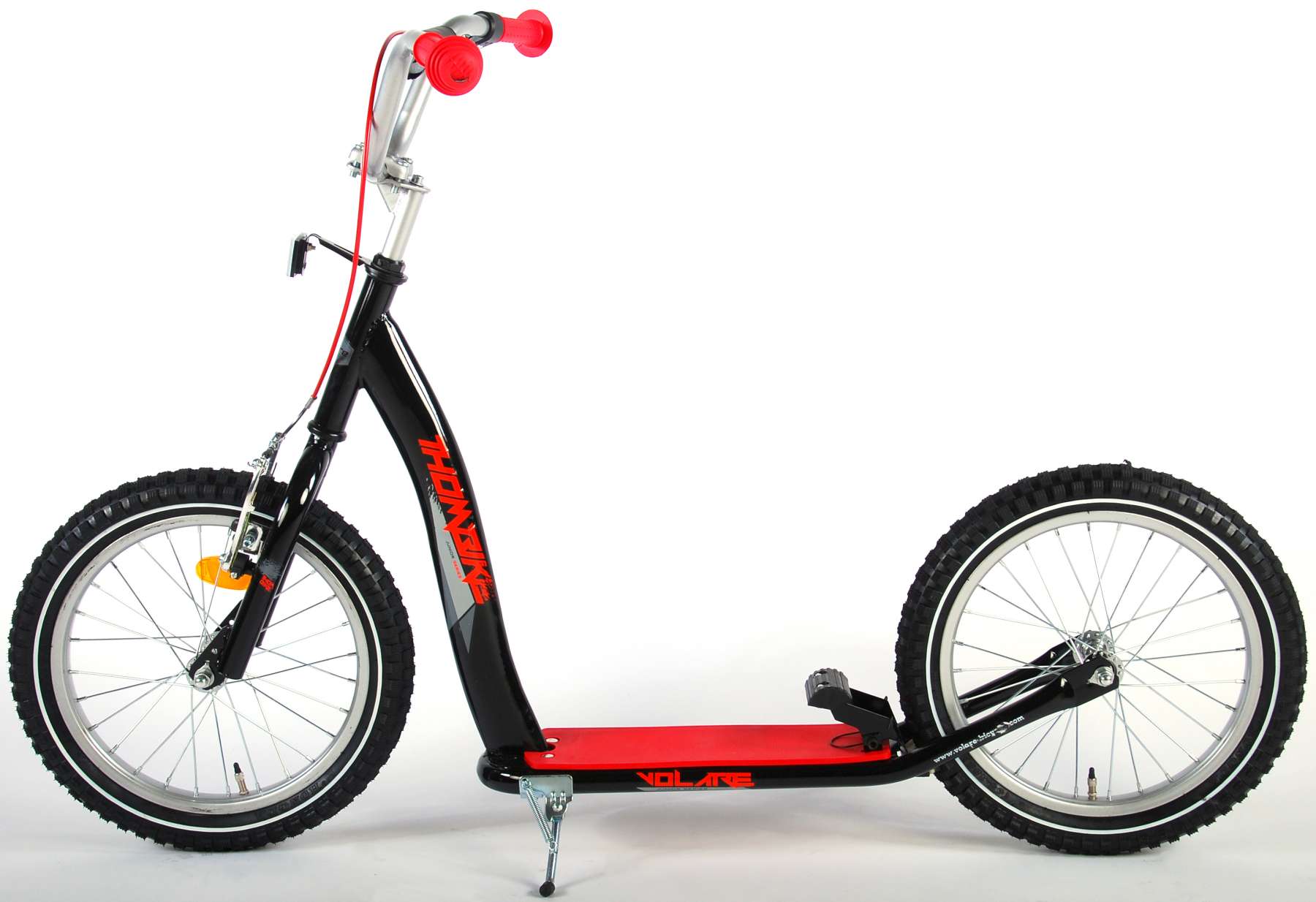 volare-step-roller-16-zoll-schwarz-rot-luftreifen image 8