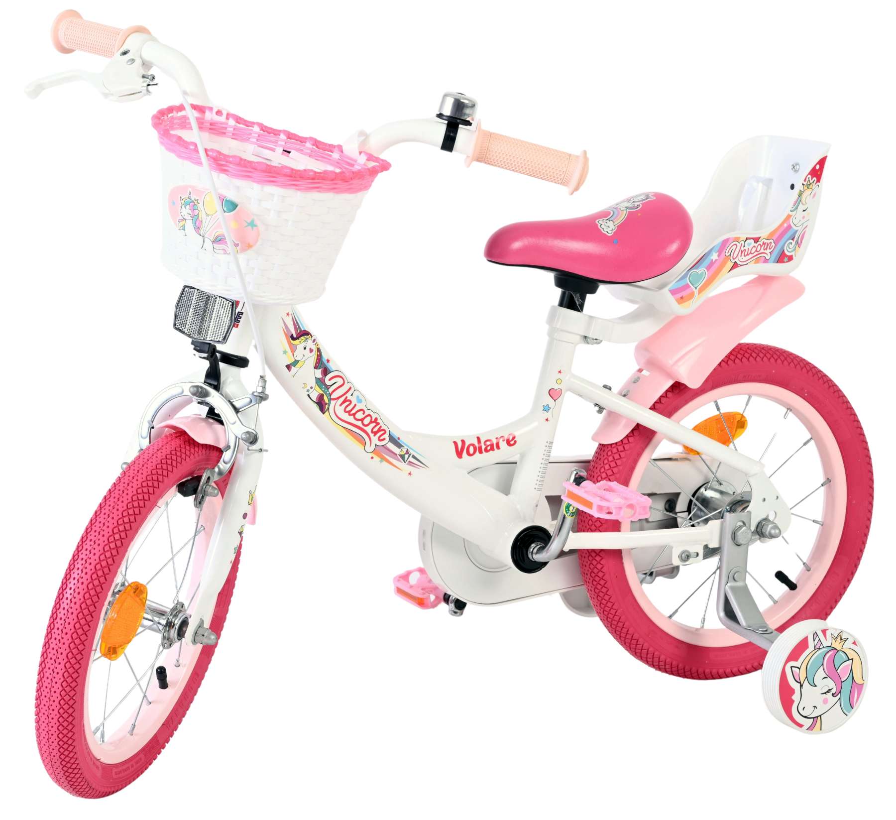 volare-unicorn-14-zoll-kinderfahrrad-wei-m-dchen-einhorn image 8