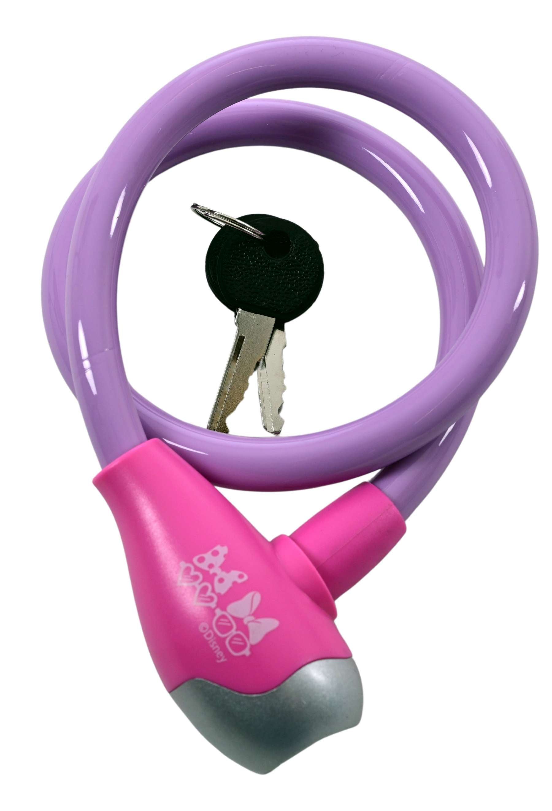 volare-disney-minnie-kabelschloss-rosa-fahrradschloss image 3
