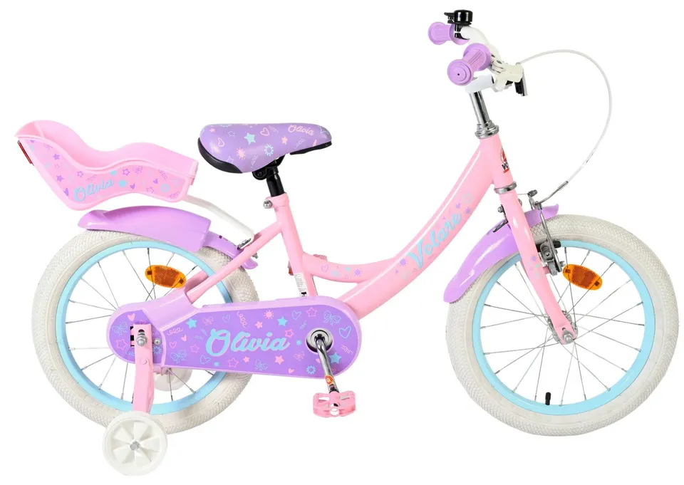 volare-olivia-16-zoll-kinderfahrrad-rosa-mit-st-tzr-dern image 1