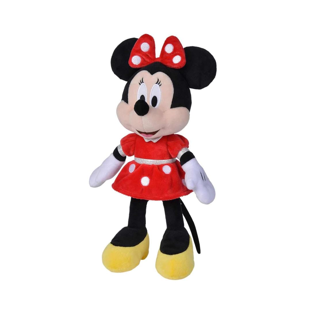 simba-disney-minnie-maus-pl-schtier-35-cm-rotes-kleid image 1