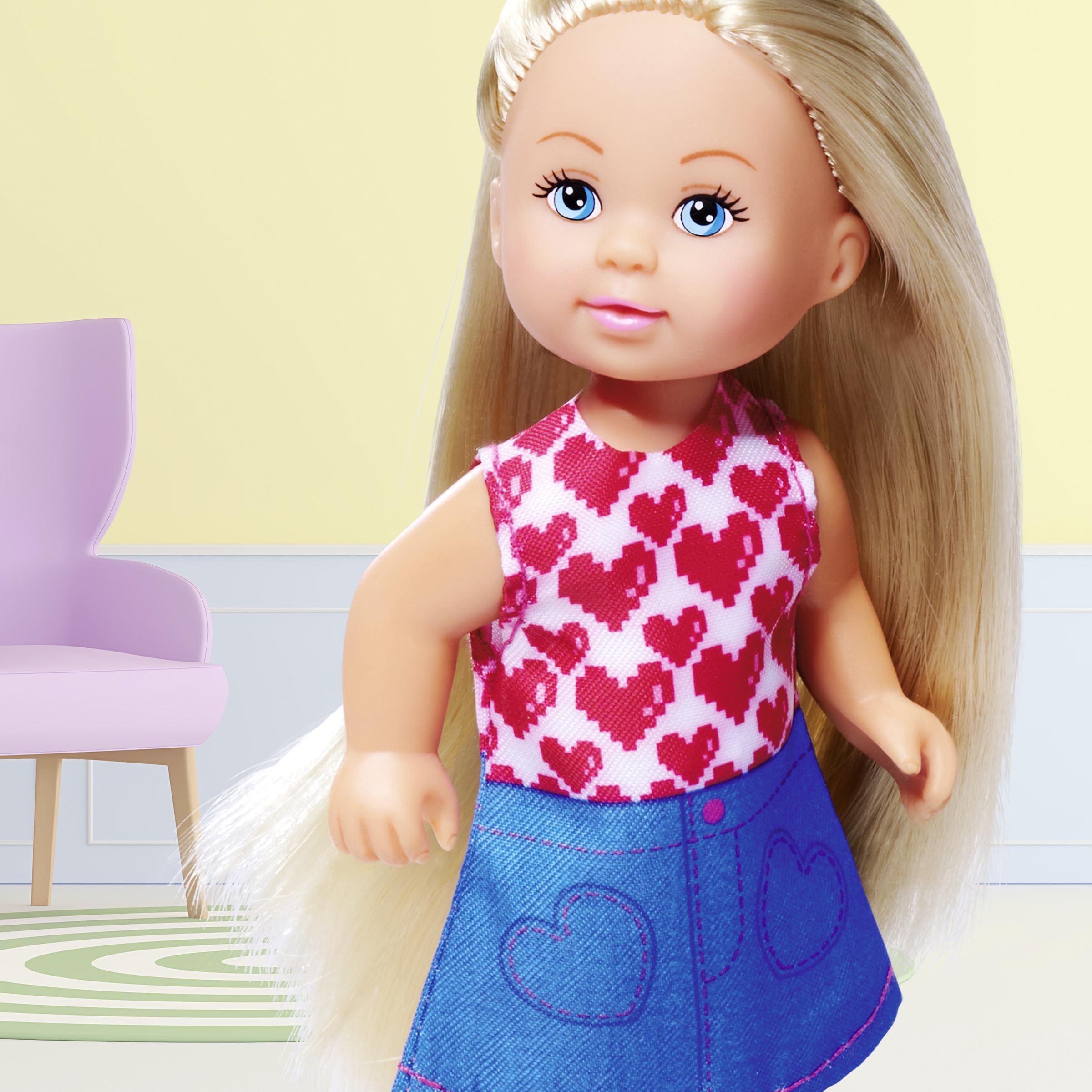 simba-evi-love-fashion-puppe-12-cm-jeanskleid-3-outfits image 5