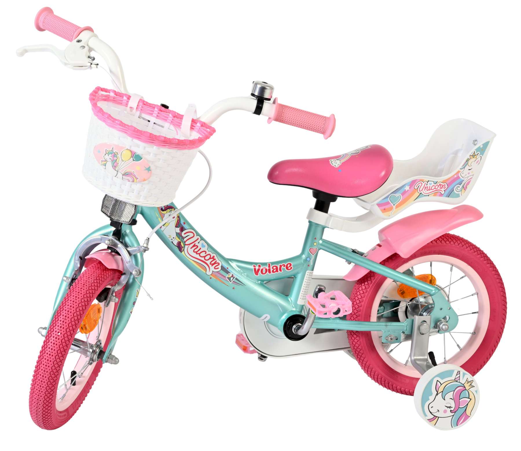 volare-unicorn-12-zoll-kinderfahrrad-gr-n-m-dchen image 8
