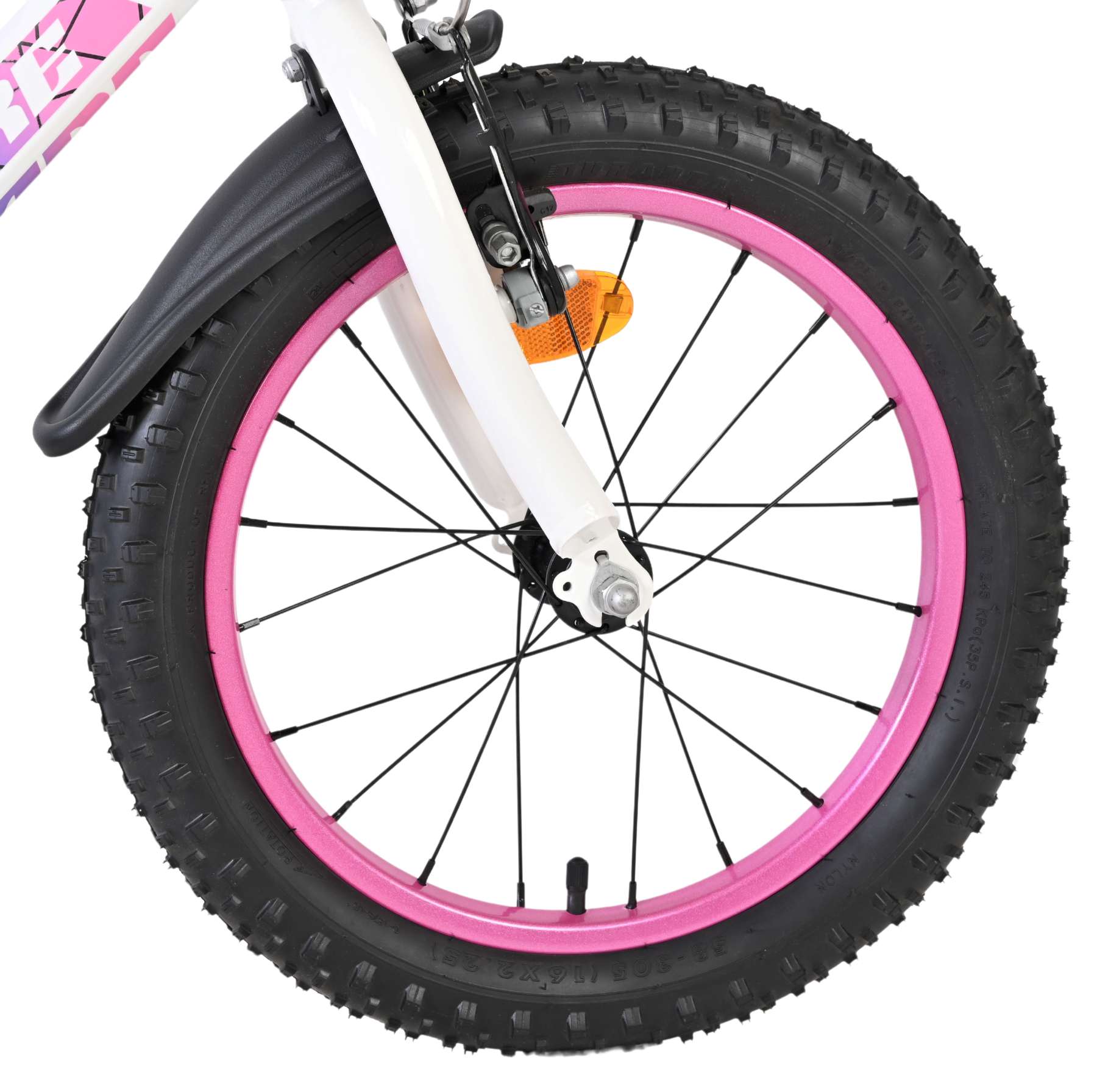 volare-lily-16-zoll-kinderfahrrad-wei-rosa-mit-handbremsen image 3