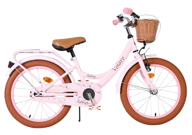 volare-ashley-18-zoll-kinderfahrrad-rosa-mit-korb image 1