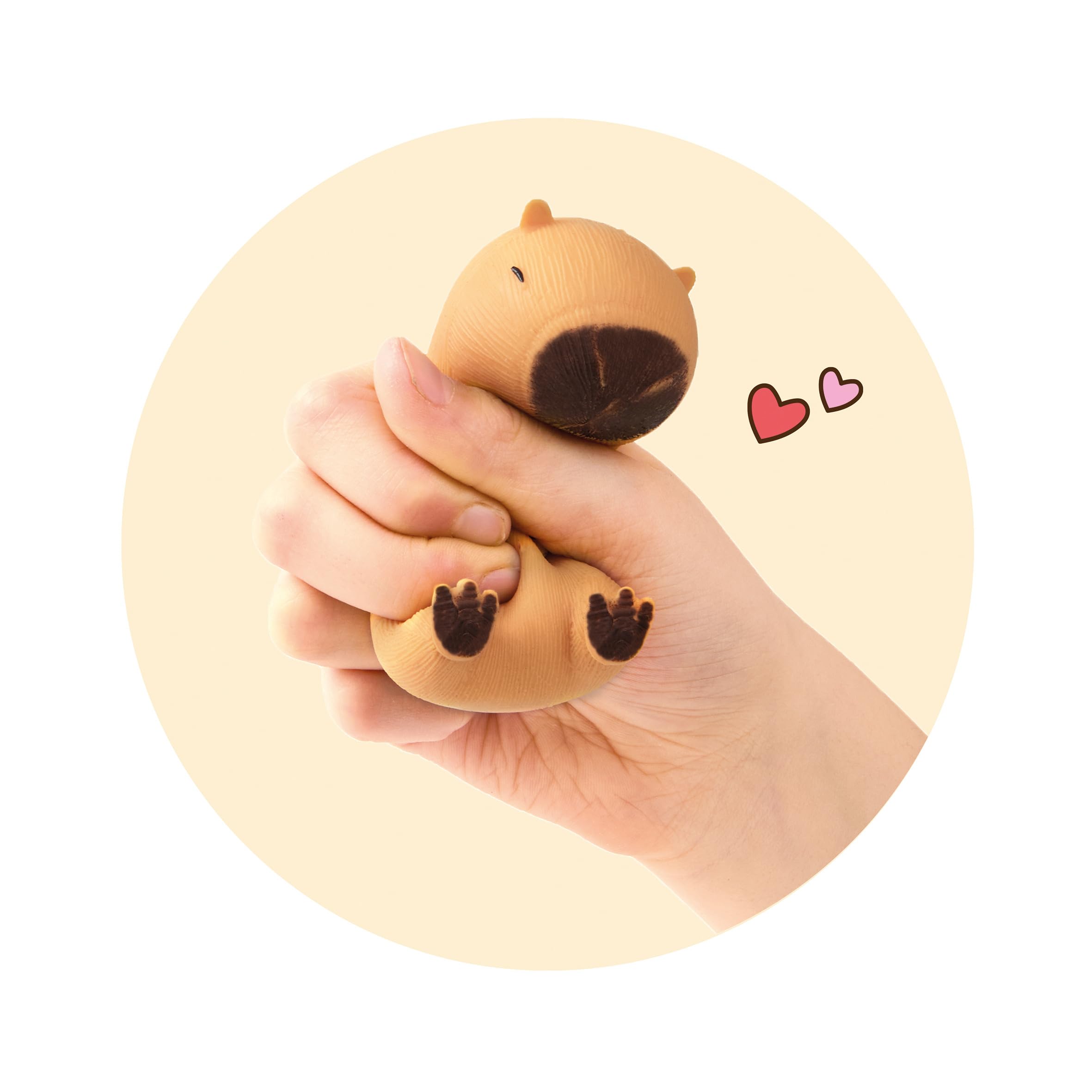 trendhaus-capybara-happy-life-squishy-12er-quetschball image 3