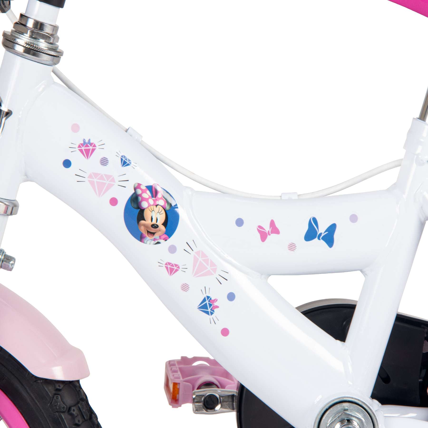 volare-disney-minnie-kinderfahrrad-12-zoll-wei-rosa image 8