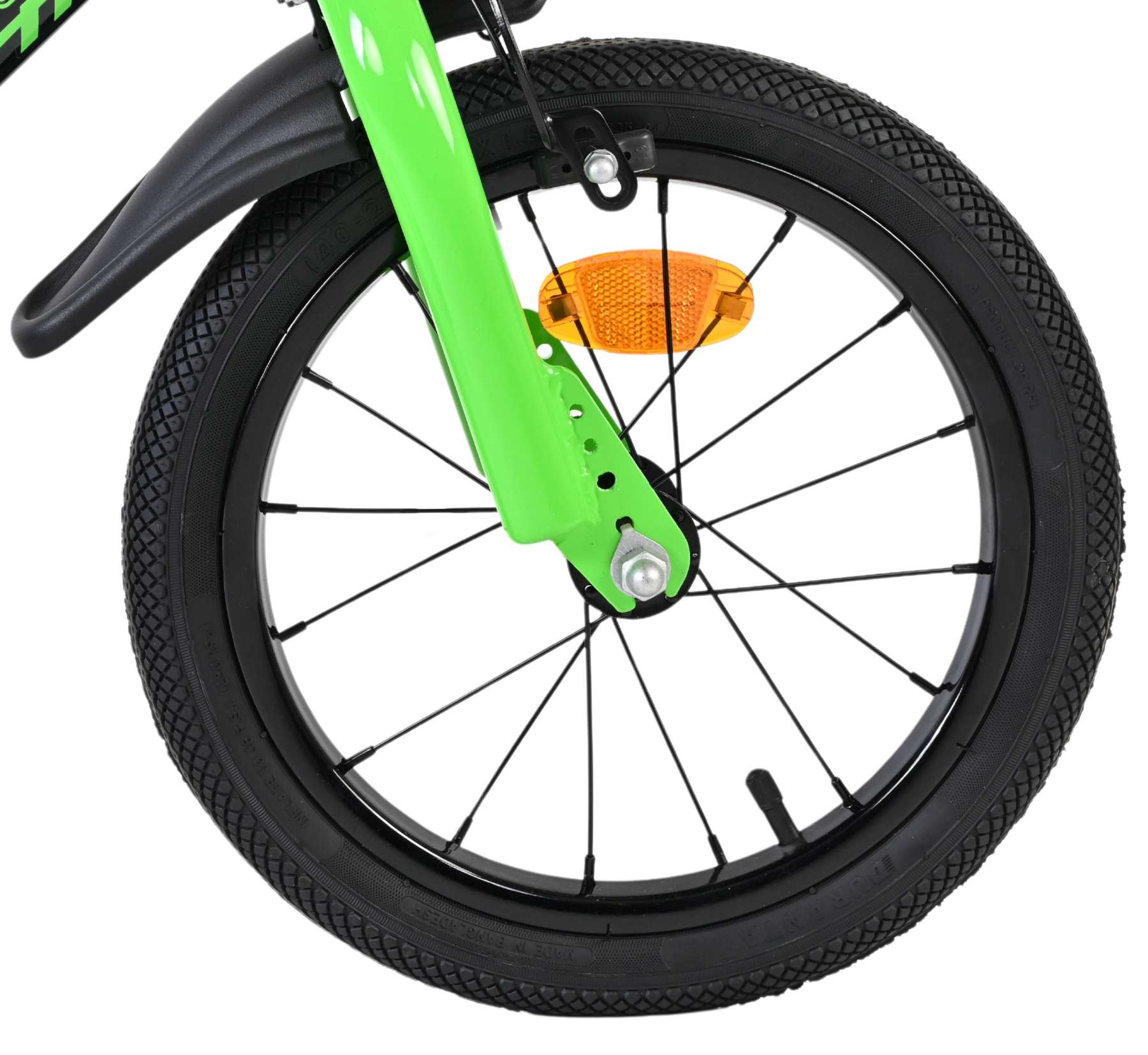volare-sportivo-14-zoll-kinderfahrrad-jungen-gr-n-trinkflasche image 3