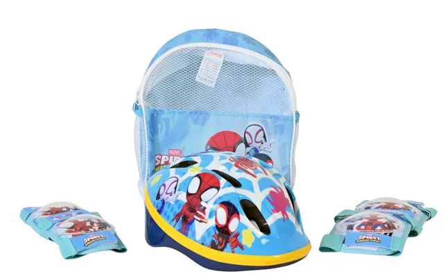 volare-spidey-helm-protektoren-set-jungen-mit-tasche image 1