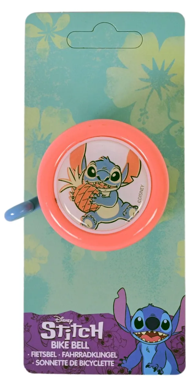 disney-stitch-fahrradklingel-rosa-metall-kinder image 1
