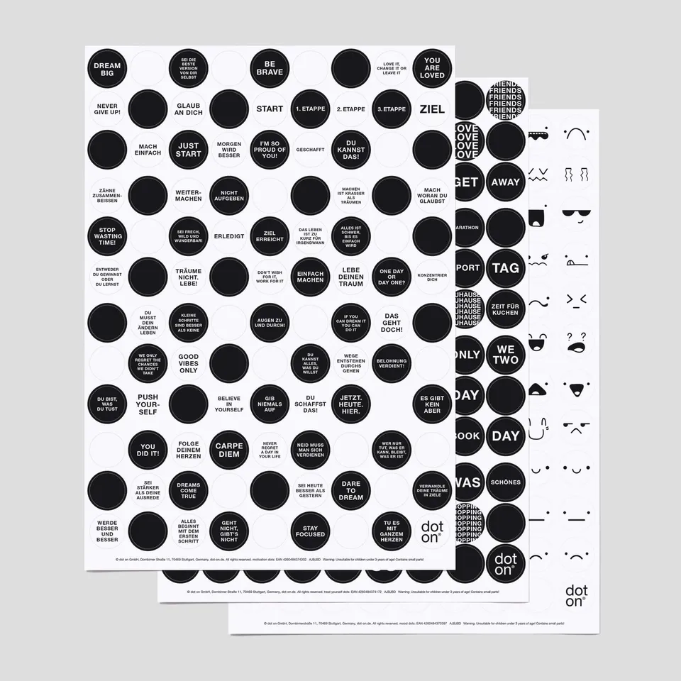 dot-on-selfcare-dots-klebepunkte-20-mm-3er-set-achtsamkeit image 1