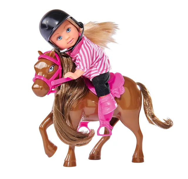 simba-evi-love-eis-pony-spielpuppe-12-cm-reiterin image 1