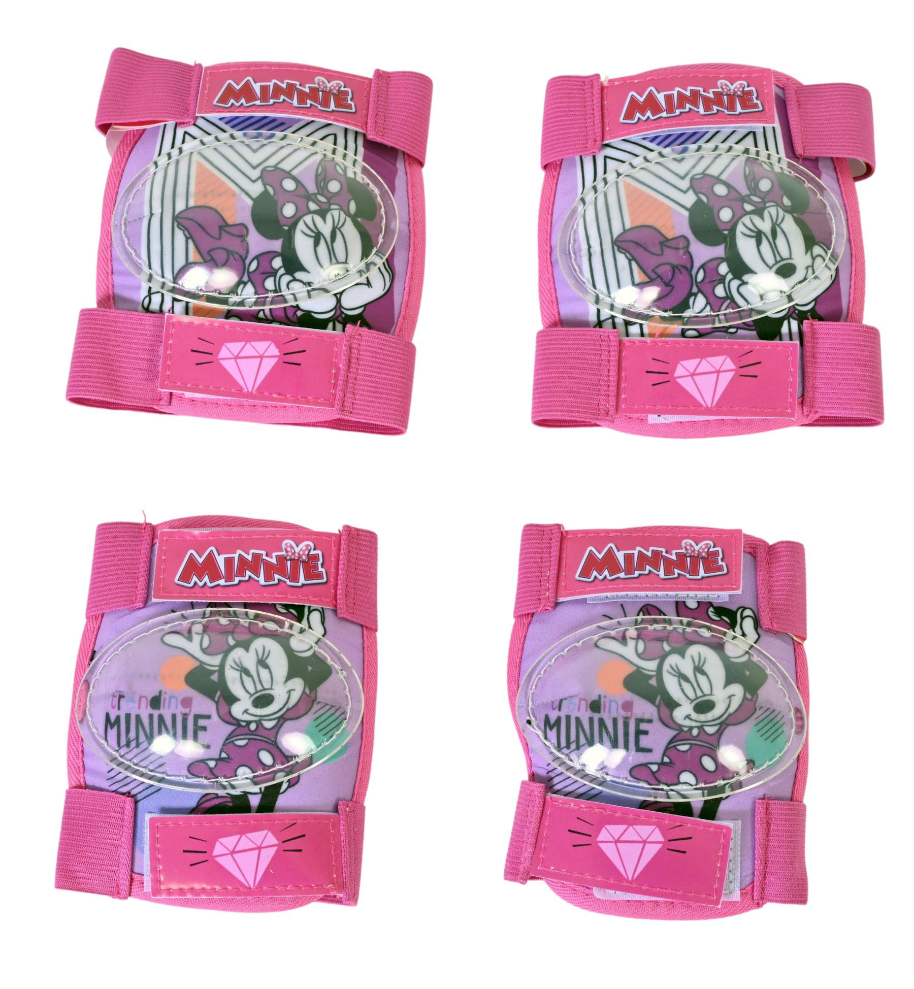disney-minnie-schutzset-helm-knieschoner-m-dchen-mit-tasche image 6