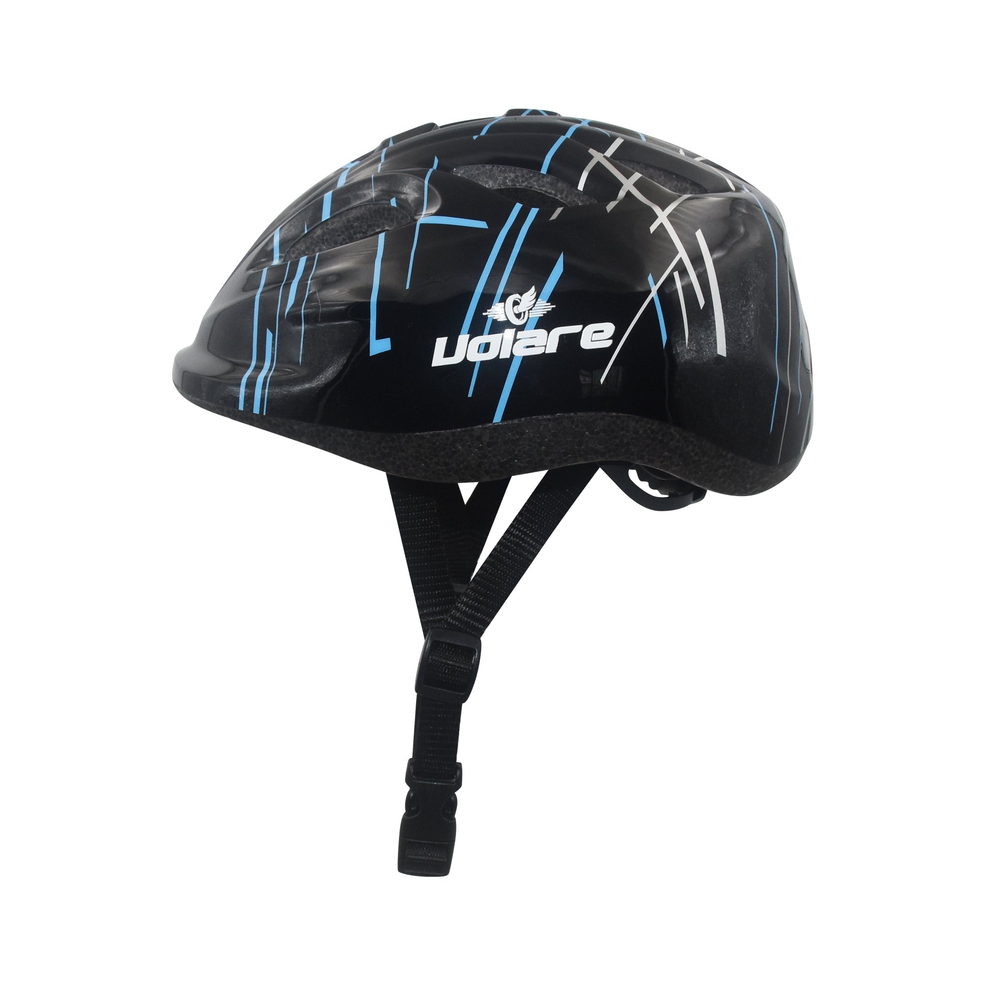 volare-kinder-fahrradhelm-47-51-cm-schwarz-verstellbar image 2