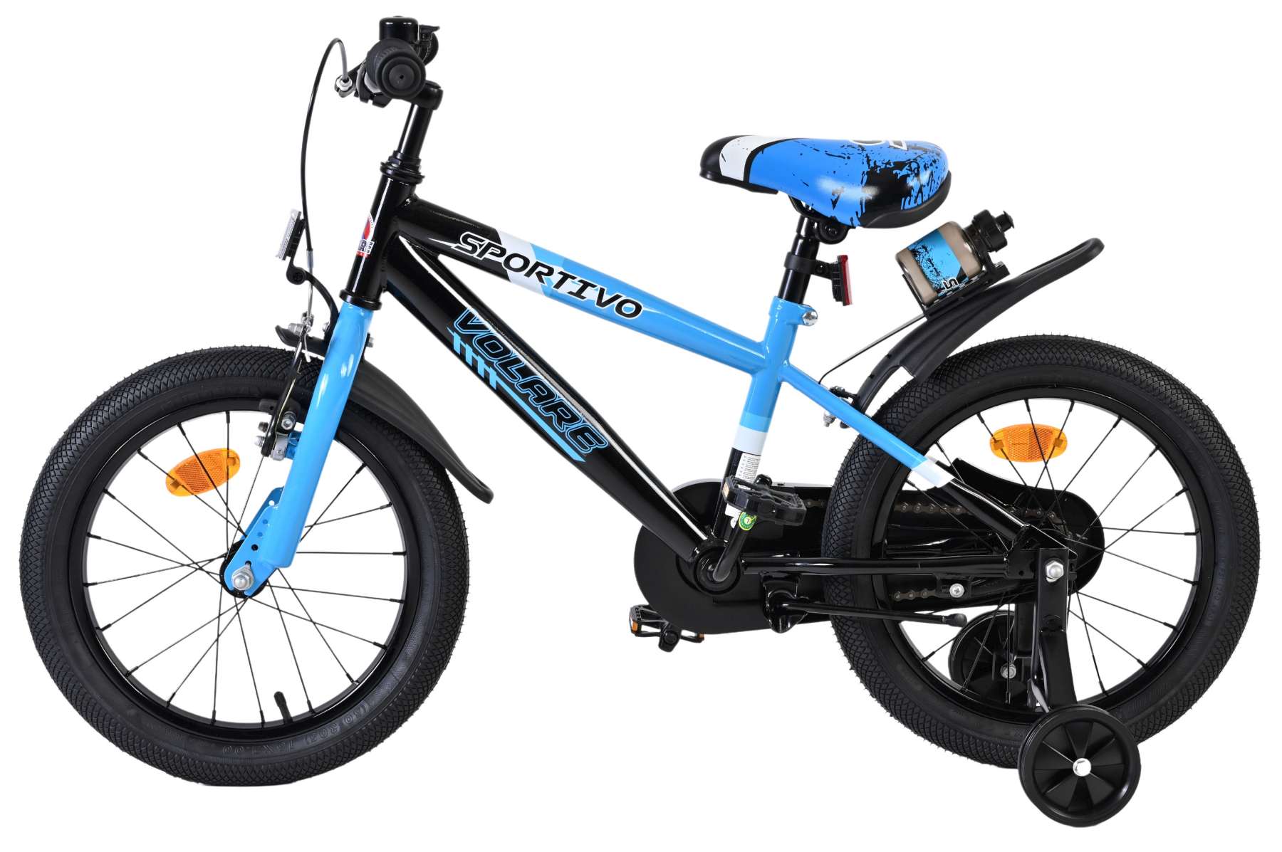 volare-sportivo-jungenfahrrad-16-zoll-blau-mit-trinkflaschenhalter image 7