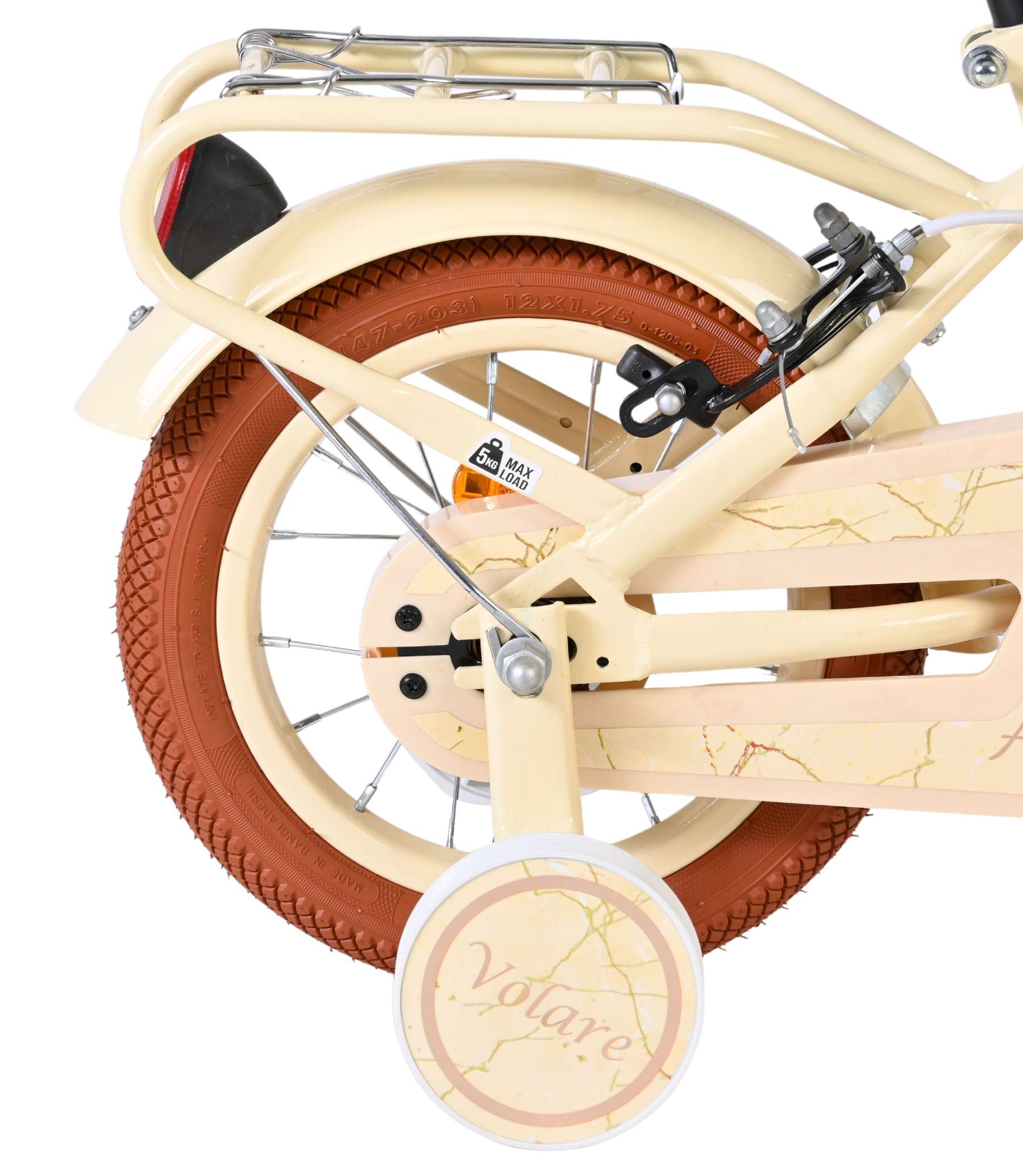 volare-ashley-12-zoll-kinderfahrrad-creme-handbremsen image 2