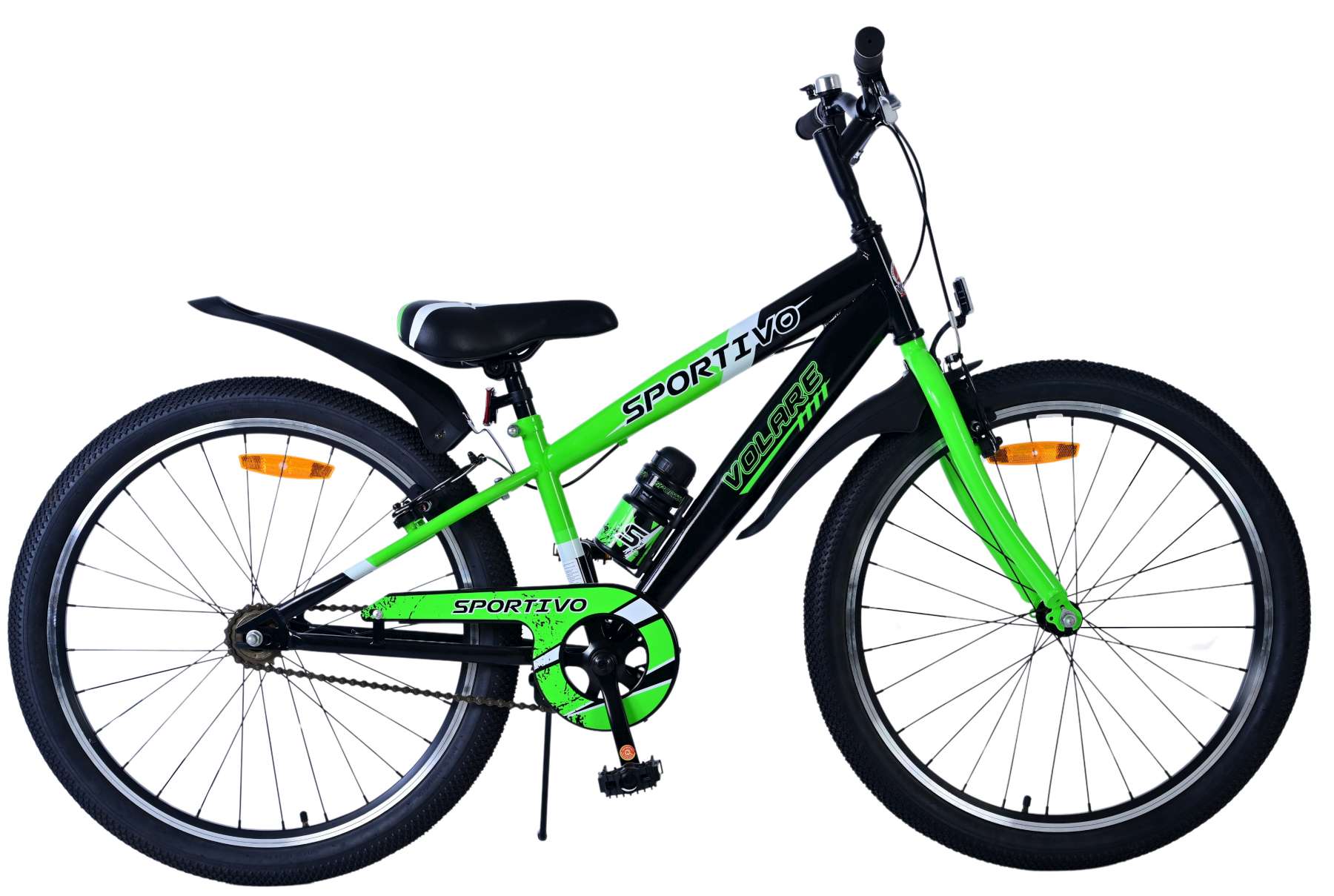volare-sportivo-24-zoll-kinderfahrrad-gr-n-jungen-handbremsen image 1