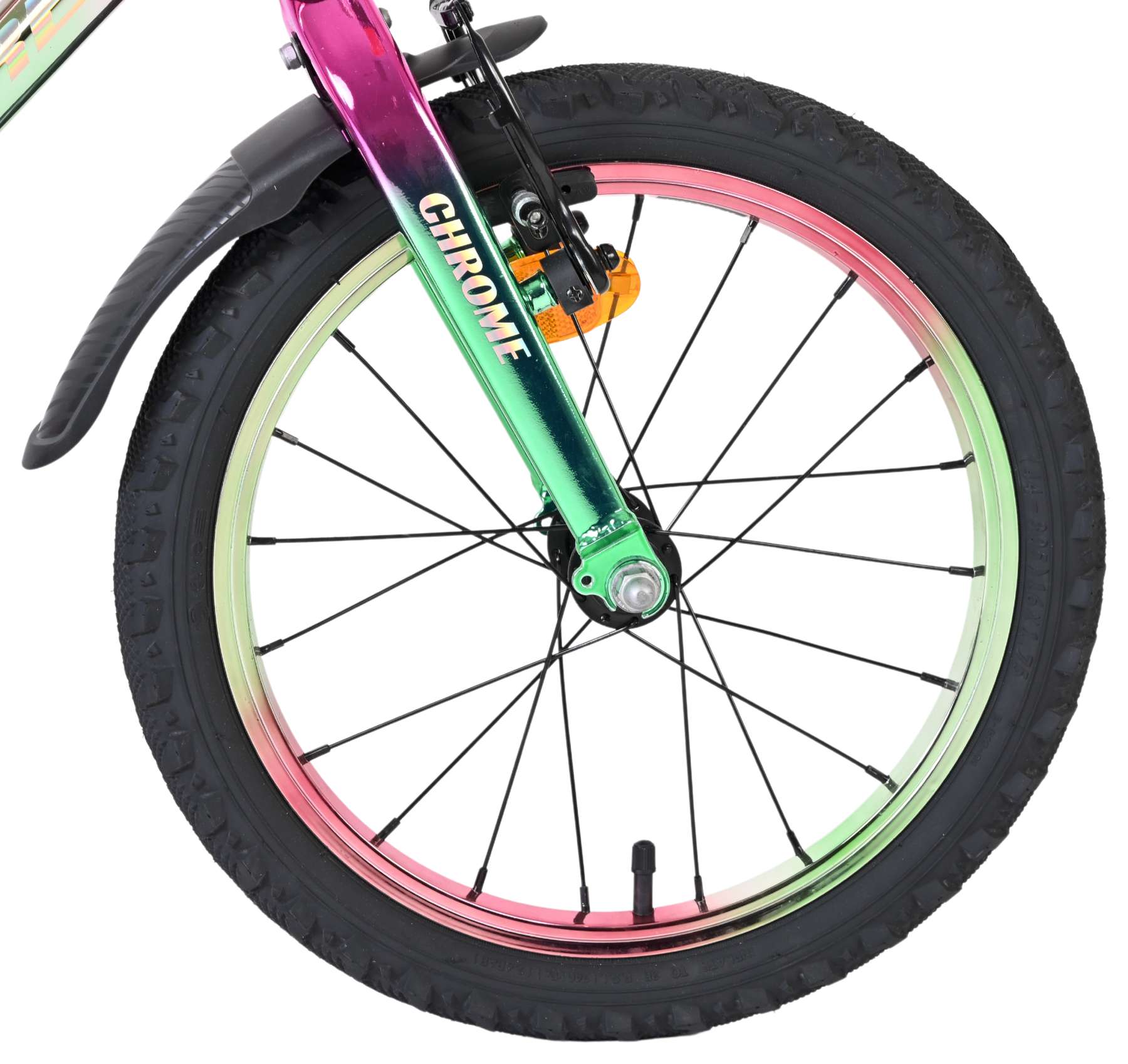 volare-chrome-kinderfahrrad-16-zoll-rosa-gr-n-m-dchen image 3