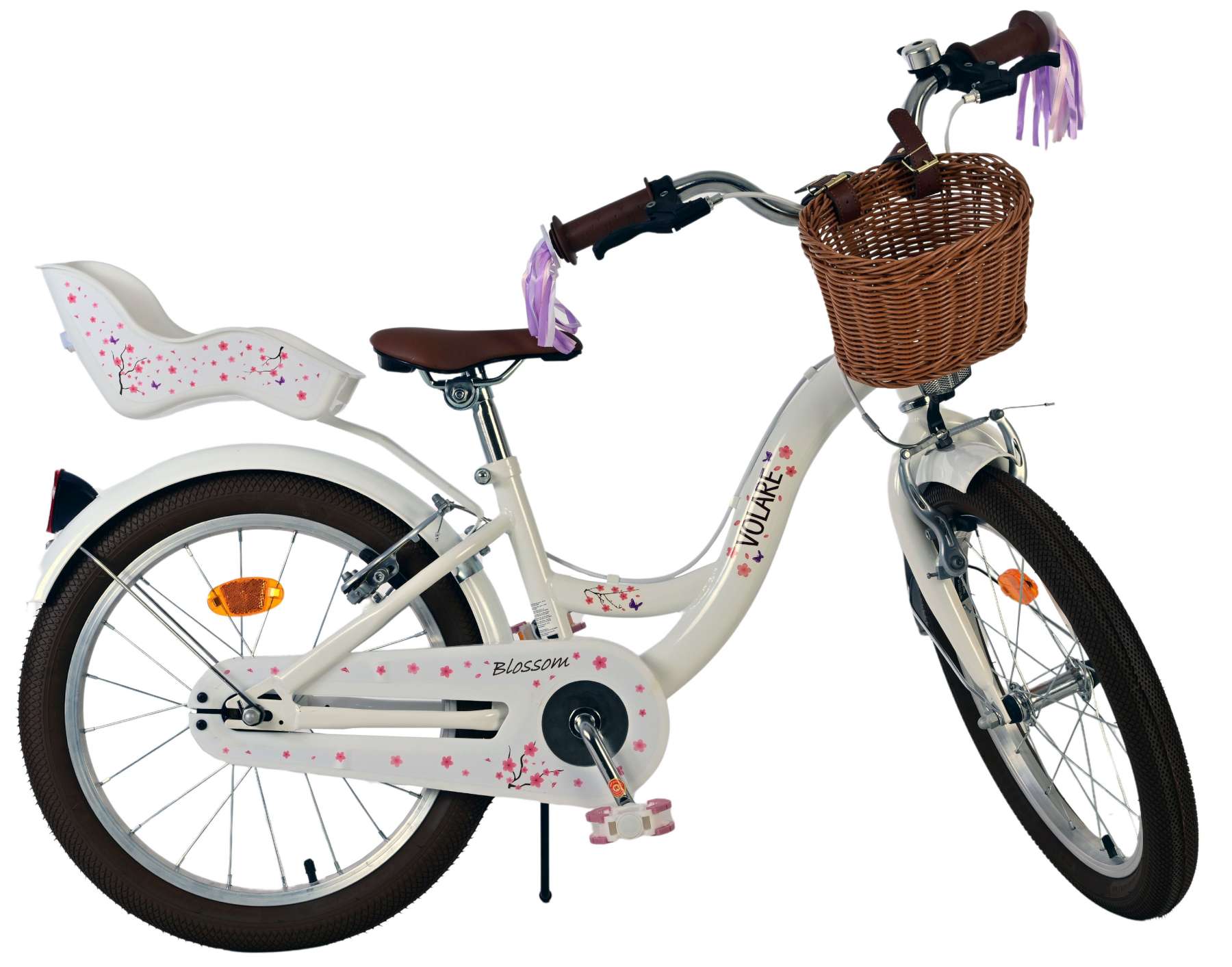 volare-blossom-18-zoll-kinderfahrrad-wei-pupppensitz image 2