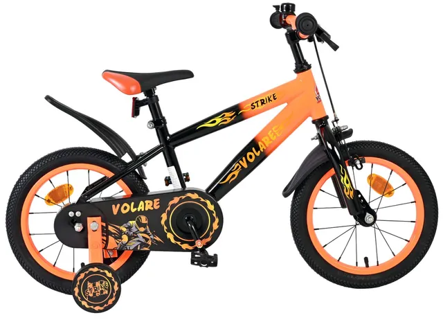 volare-strike-14-zoll-jungenfahrrad-orange-schwarz image 1
