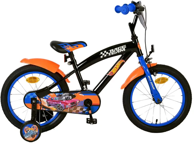 volare-hot-wheels-16-zoll-kinderfahrrad-schwarz-orange-jungen image 1