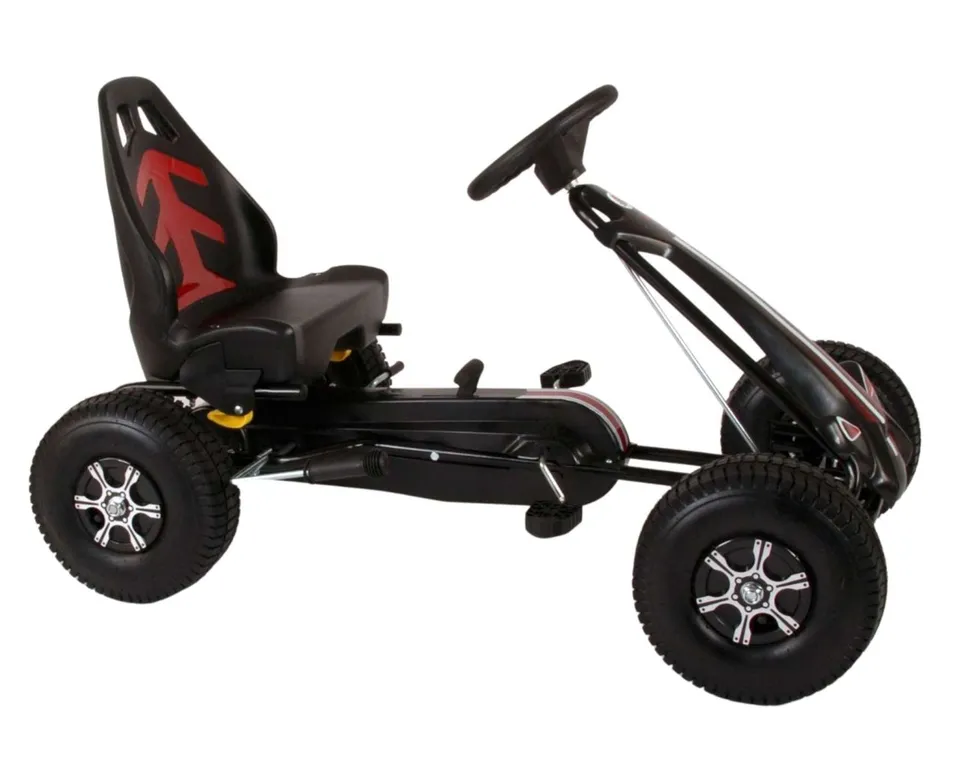 volare-racing-car-gokart-gro-schwarz-luftreifen-jungen image 1