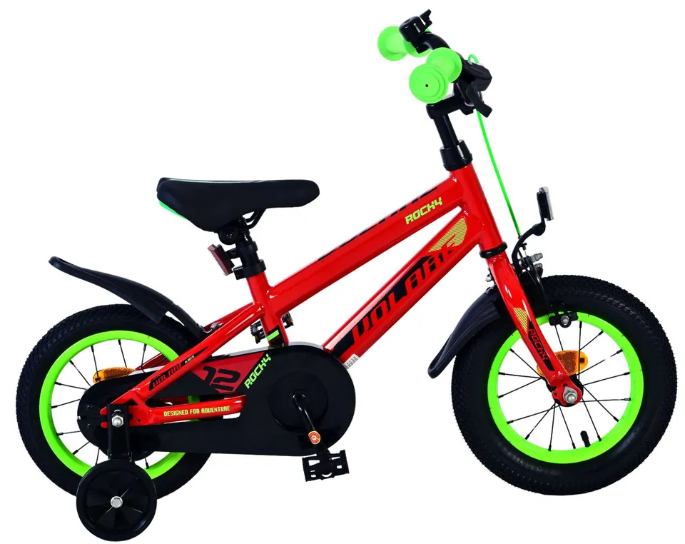volare-rocky-12-zoll-kinderfahrrad-rot-mit-r-cktrittbremse image 1