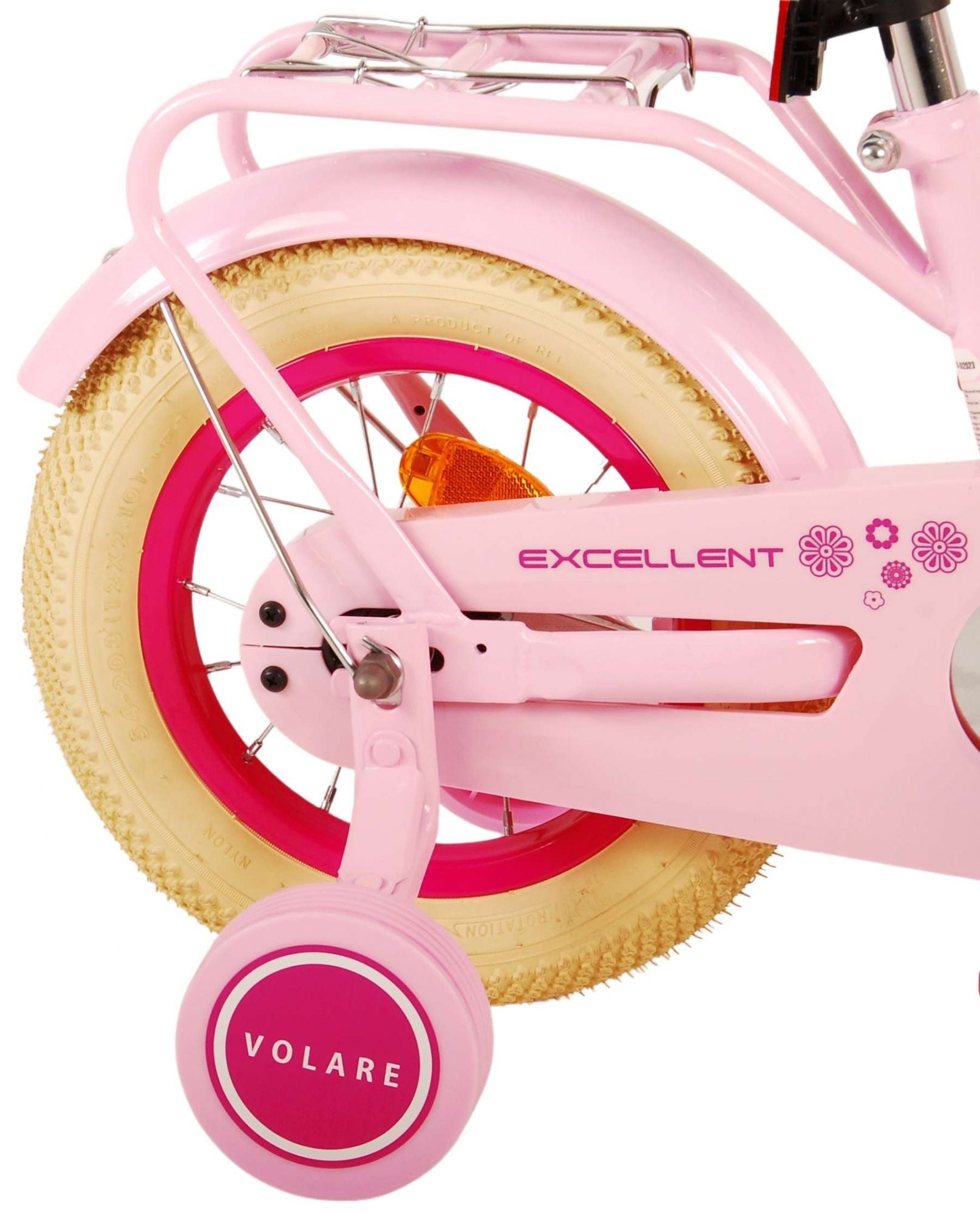 volare-excellent-12-zoll-kinderfahrrad-rosa-m-dchen-outlet image 4