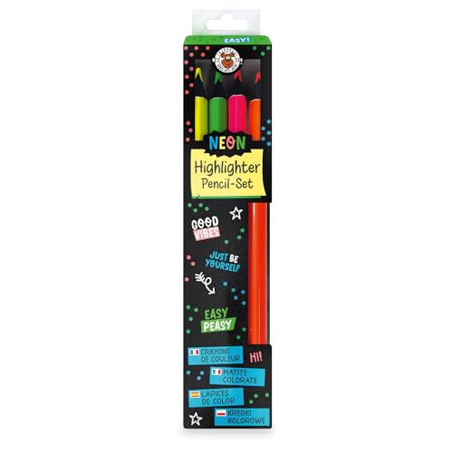 trendhaus-alles-f-r-die-schule-neon-highlighter-pencil-4er image 4