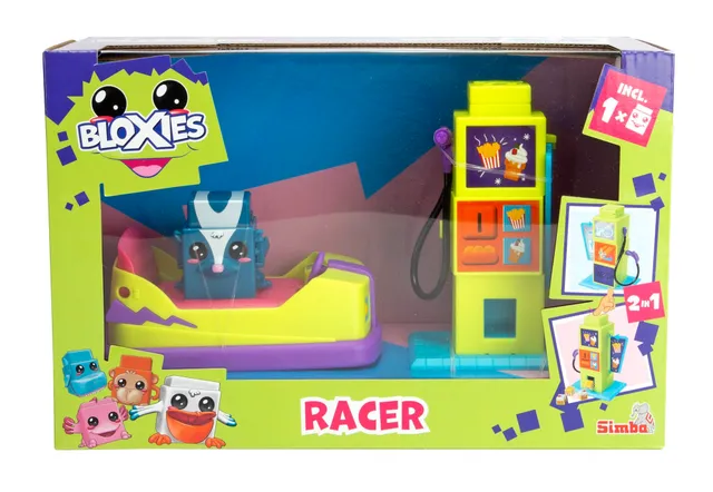 simba-bloxies-fahrzeug-spielset-12cm-press-and-go-mit-stinktier image 1