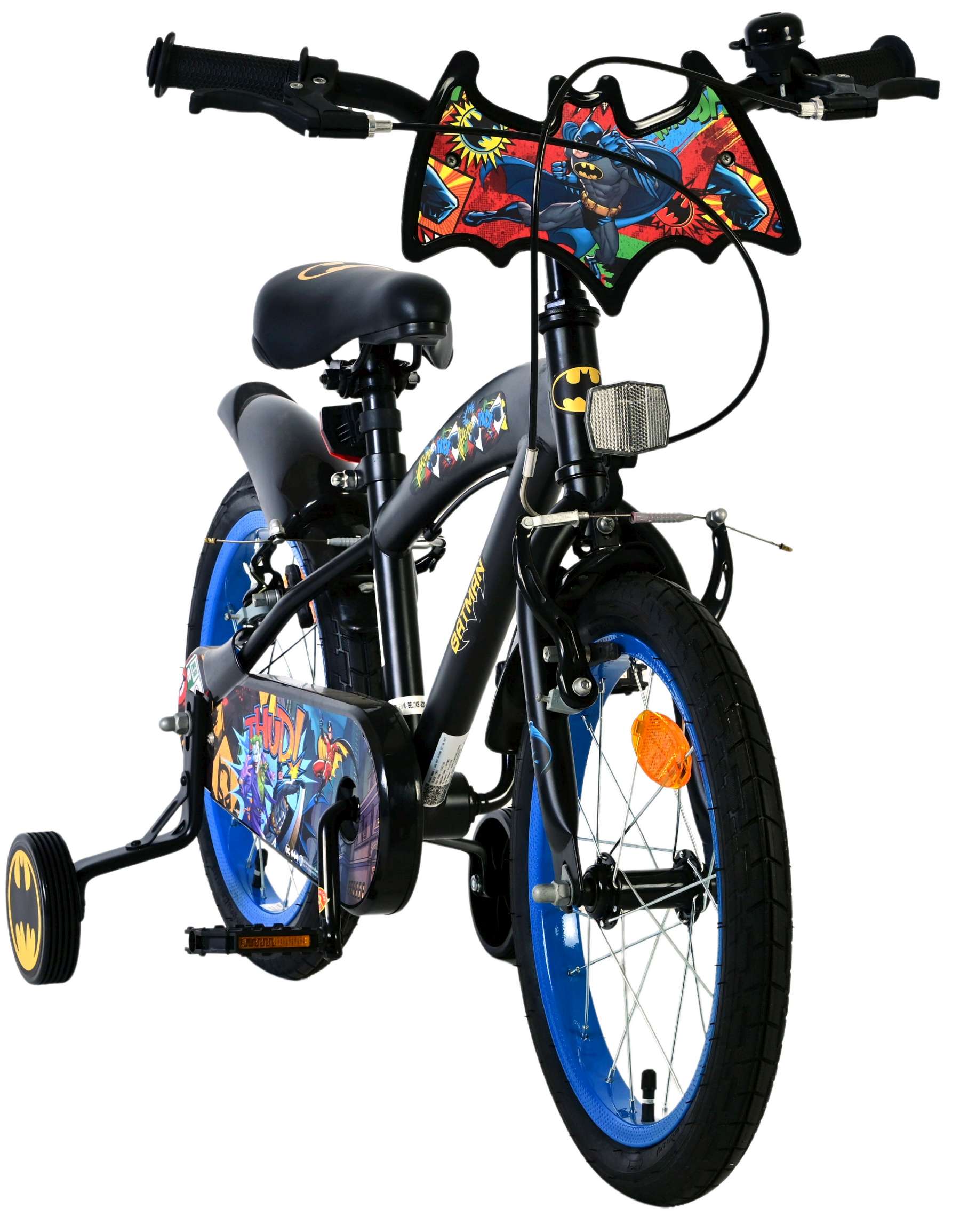volare-batman-16-zoll-kinderfahrrad-schwarz-mit-2-handbremsen image 5