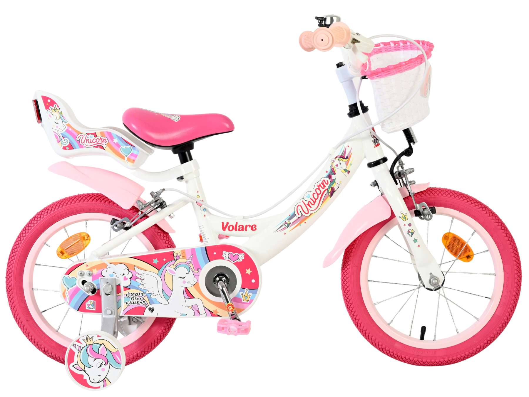 volare-unicorn-14-zoll-kinderfahrrad-wei-m-dchen-st-tzr-der image 1