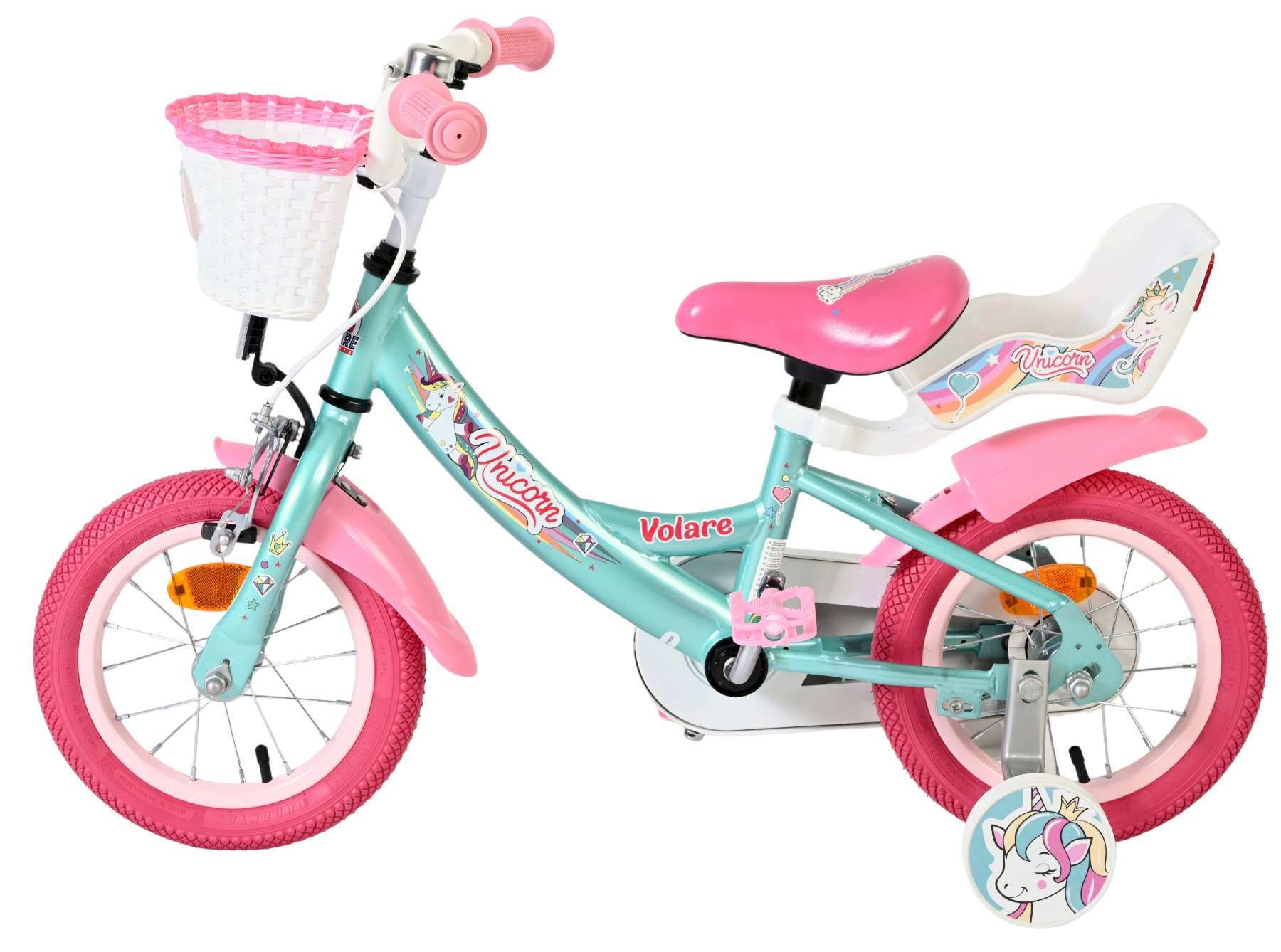 volare-unicorn-12-zoll-kinderfahrrad-gr-n-m-dchen image 7